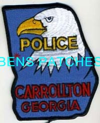 GEORGIA,CARROLLTON POLICE 4 STATE SHAPED_wm